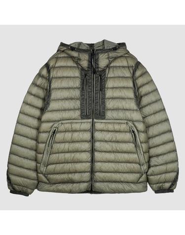 CP컴퍼니 26FW 디디쉘 고글 경량 패딩 폴른 락 펀가이 그레이 21CMOW021A 110416A 356