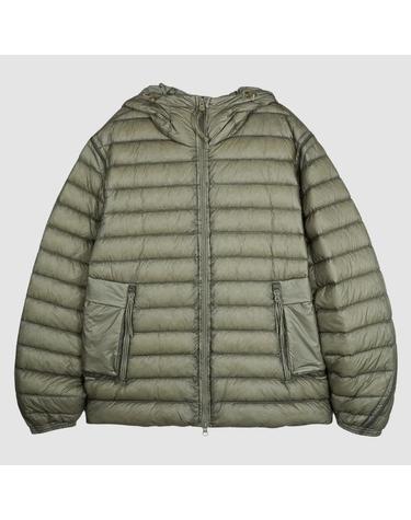 CP컴퍼니 26FW 디디쉘 고글 경량 패딩 폴른 락 펀가이 그레이 21CMOW126A 110416A 356