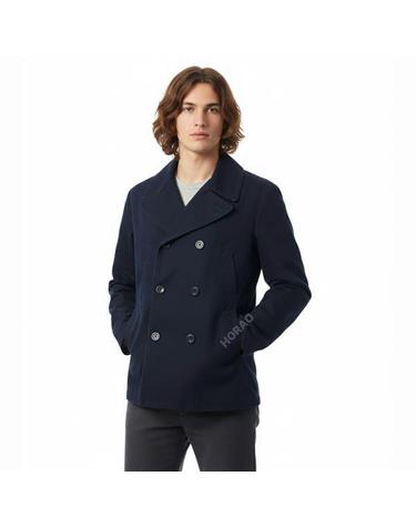 CP컴퍼니 34 Plated Denim Pea Coat 19CMOW146A 110466W D08 34 플레이팅 데님 피코트