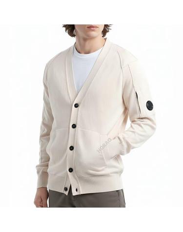 CP컴퍼니 Sea Island Buttoned Cardigan 16CMKN054A 004037A 402 씨 아일랜드 버튼 가디건