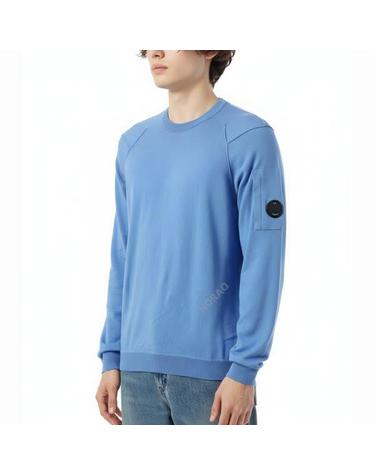 CP컴퍼니 Sea Island Crewneck Lens Knit 18CMKN026A 004037A 857 씨 아일랜드 크루넥 렌즈 니트