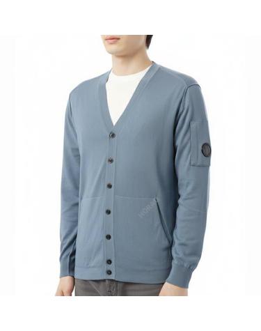 CP컴퍼니 Sea Island Full Button Lens Cardigan 18CMKN076A 004037A 872 씨 아일랜드 풀 버튼 렌즈 가디건