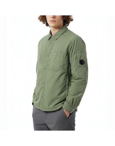 CP컴퍼니 ChromeR Lens Button Overshirt 19CMOS088A 005904G 612 크롬R 렌즈 버튼 오버셔츠