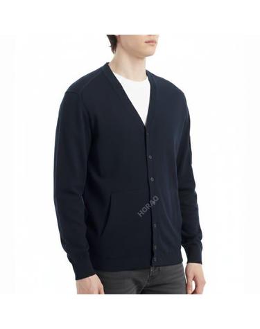CP컴퍼니 Sea Island Full Button Lens Cardigan 18CMKN076A 004037A 888 씨 아일랜드 풀 버튼 렌즈 가디건
