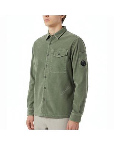 CP컴퍼니 Corduroy Lens Longsleeve Button Shirt 19CMSH071A 006410O 612 코듀로이 렌즈 롱슬리브 버튼 셔츠