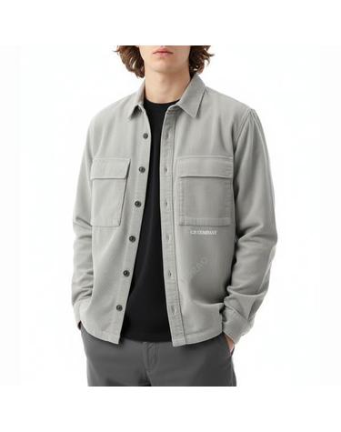 CP컴퍼니 Broken Linen Cotton Shirt 16CMSH159A 006501G 913 브로큰 린넨 코튼 셔츠