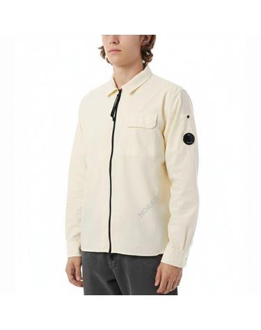 CP컴퍼니 Gabardine Zipped Shirt 16CMSH158A 002824G 402 개버딘 집업 셔츠