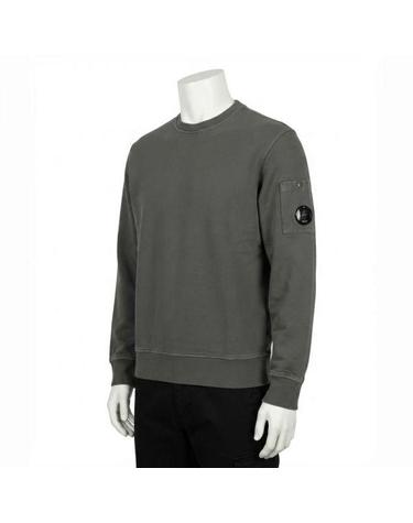 CP컴퍼니 26FW Brushed and Emerized Diagonal Fleece Lens Crewneck Sweatshirt 21CMSS718A 006372R 950 브