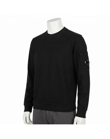CP컴퍼니 26FW Merino Wool Lens Crewneck Sweater 21CMKN046A 003247F 999 메리노 울 렌즈 크루넥 스웨터