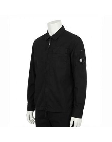CP컴퍼니 26FW Organic Gabardine Zipped Overshirt RCCMOS705A 110143G 999 오가닉 개버딘 지퍼 오버셔츠
