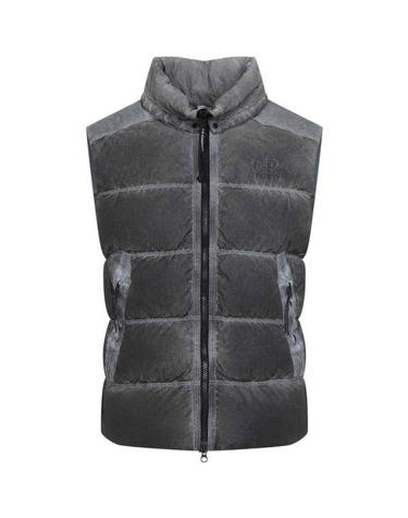 CP COMPANY CP컴퍼니 26FW EcoChrome R Mixed Hooded Down Gilet 21CMVE114A 006369S R90 ECCO 에코크롬 믹스드