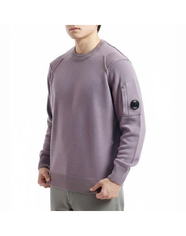 [씨피컴퍼니] CP컴퍼니 Lambswool GRS Crew Neck Knit Sweater 17CMKN047A 110149A 735 램스울 크루넥 니트 스웨터 F5W2XX18706