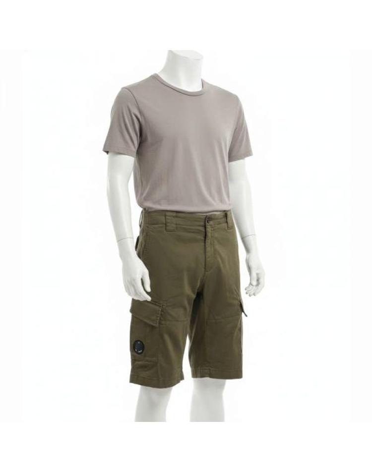 CP Company 씨피컴퍼니 스트레치 새틴 카고 반바지 남성 18CMBE116A 005694G 683 F5W2XX10894