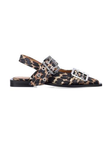 25SS 가니 플랫 슈즈 S2947943 LEOPARD DOM