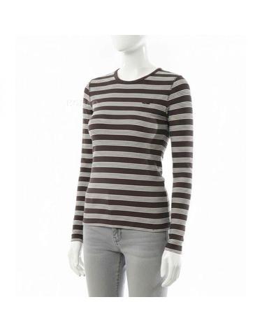 가니 26 Soft Cotton Stripe Rib Longsleeve A1050194 897 소프트 코튼 스트라이프 리브 롱슬리브