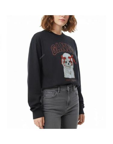 가니 26 GREY POODLE LONGSLEEVE A1050036 252 그레이 푸들 롱슬리브