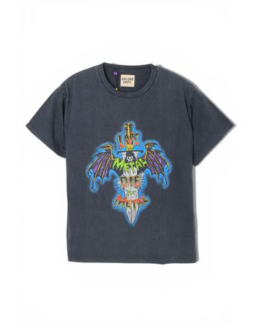 갤러리 디파트먼트 LIVE FOR METAL TEE 빈티지 블랙 LFM10287 VBLK