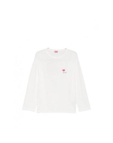 겐조 튤립 롱 슬리브 릴렉스 핏 티셔츠 FG6 2TL359 4SK 02