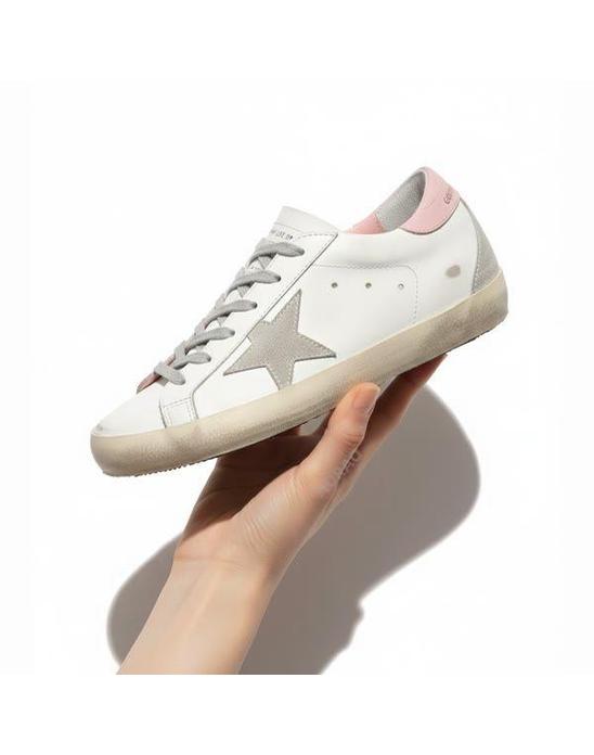 골든구스 26FW 슈퍼스타 스니커즈 핑크 탭 스웨이드 스타 GWF00102 F002569 10914
