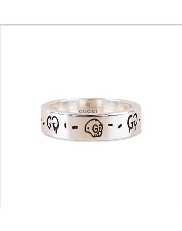 구찌 고스트 공용 링 반지 실버 6mm 477339 J8400 0701