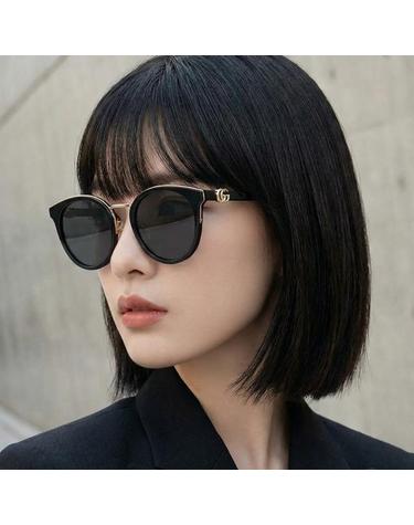 구찌 선글라스 GG1181SK 002 남자 여자 럭셔리 라운드 명품 클래식 더블G 아시안핏