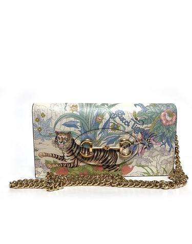 GUCCI 구찌 홀스빗 1955 타이거 숄더백지갑 621892 UTJAC 9271