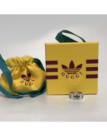 GUCCI 구찌 아디다스 콜라보 실버반지 새상품702764 702766 702768 순은925