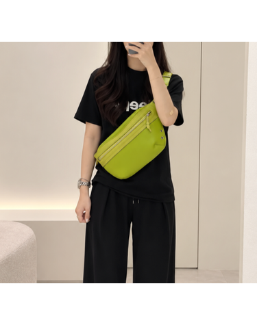 구찌 GG 엣지 라지 벨트백 힙색 그린 834492
