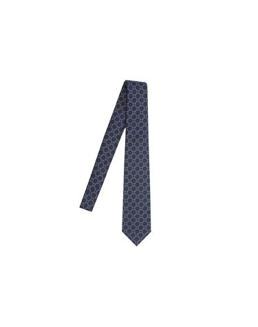 26FW 홀스빗 자카드 실크 넥타이 네이비 874119 4E009 4168