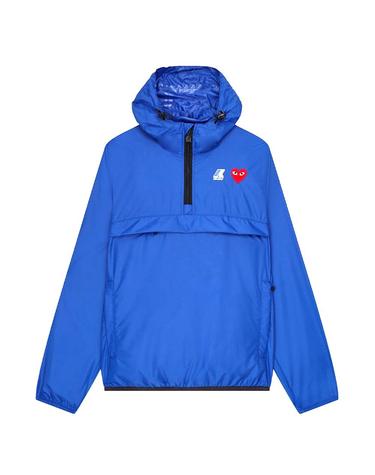 꼼데가르송 남여공용 X Kway 아노락 자켓 블루 P1J5022 AZJ5020512