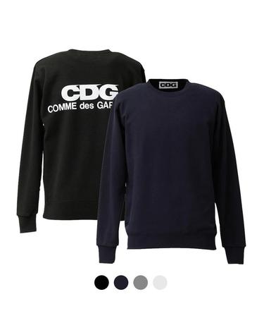 꼼데가르송 맨투맨 CDG 백로고 긴팔 티셔츠