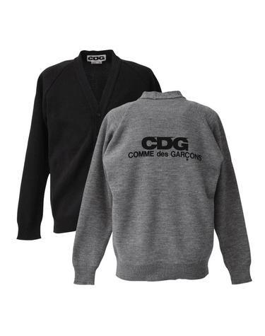 꼼데가르송 가디건 CDG 백로고 아크릴 카디건 SZN004
