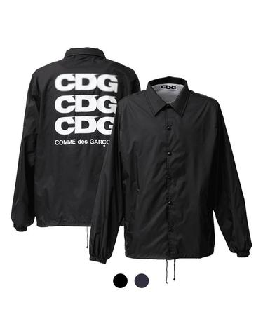 24SS 꼼데가르송 자켓 CDG 레터링 코치 긴팔 점퍼 SZJ004 매장AS가능