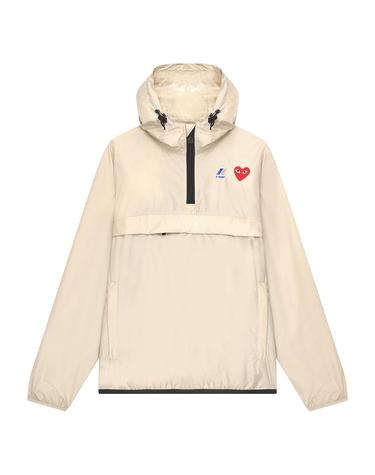꼼데가르송 남여공용 꼼데가르송 X Kway 아노락 자켓 베이지 P1J5023 AZJ5020513
