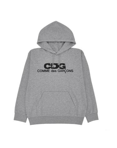 CDG 후드 스웨트셔츠 그레이 SZT0010513