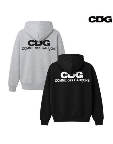 CDG 꼼데가르송 클래식 백로고 후드집업 SZT069051
