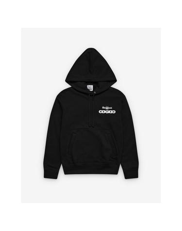 꼼데가르송 CDG x 지드래곤 위버멘쉬 클래식 후디드 스웨트셔츠 블랙