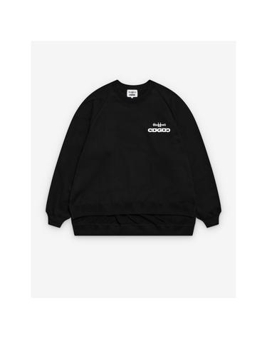 꼼데가르송 CDG x 지드래곤 위버멘쉬 오버사이즈드 크루넥 스웨트셔츠 블랙