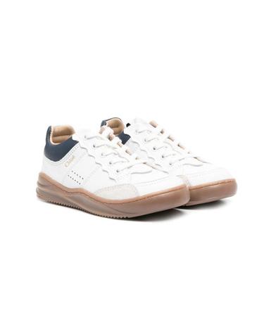 22FW 키즈 여성 로고 레이스업 스니커즈 화이트 C19159 117