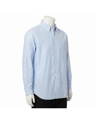 나나미카 Button Down Stripe Wind Shirt S25SG090E N 버튼 다운 윈드 셔츠