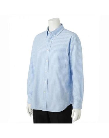나나미카 Button Down Stripe Wind Shirt SUGS421E SX 버튼 다운 스트라이프 윈드 셔츠