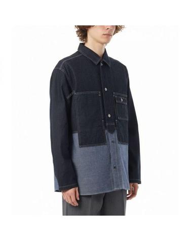 나이젤카본 UTILITY SHIRT TYPE2 10oz 80510010015 206 유틸리티 셔츠 인디고 데님 자켓