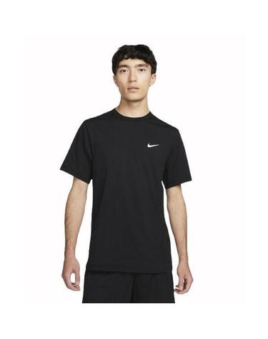 나이키 드라이 핏 UV 하이버스 반소매 피트니스 탑 M 블랙 화이트 DV9840 010