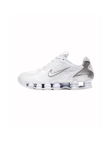 나이키 샥스 TL M 화이트 메탈릭 실버 맥스 오렌지 AV3595 100