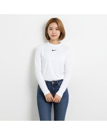 나이키 여성 골프 드라이핏 UV 어드벤처 크루 탑 DX1493 100