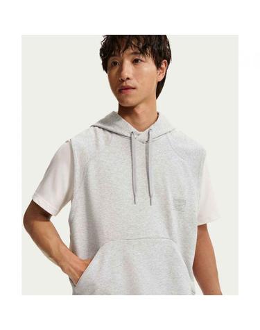 나이키 NAC 드라이 핏 플리스 후리스 민소매 런닝 나시 트레이닝 후드 M 라이트 스모크 그레이 헤더 IQ5552 077
