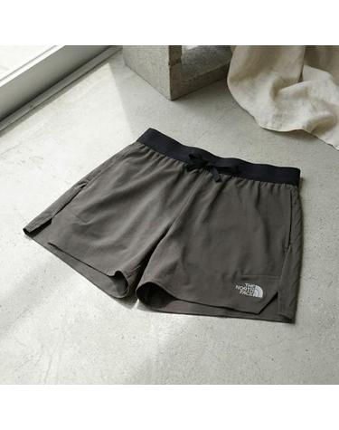 노스페이스 NS6NS39B 여성 페이스온 4인치 쇼츠 DEEP TAUPE
