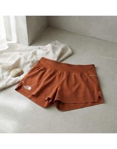 노스페이스 NS6NS40B 여성 써밋 페이스세터 3인치 쇼츠 DARK ORANGE