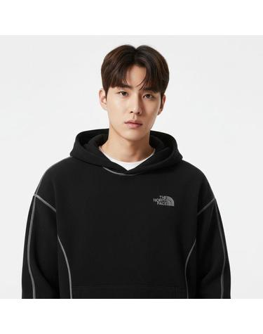 노스페이스 NT7TR52A 남성 세라 긴팔 후드 BLACK