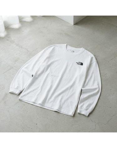 노스페이스 NT7TS02K 화이트라벨 에센셜 긴팔 티 WHITE